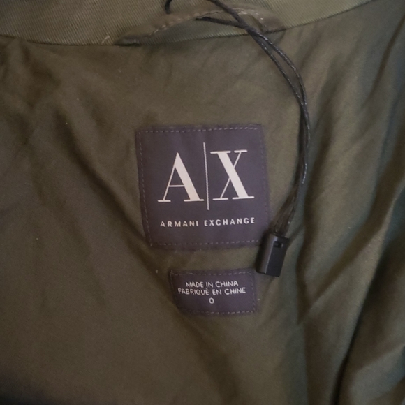 A/X ARMANI EXCHANGE OLIVE GREEN BLAZER - Picture 2 of 8